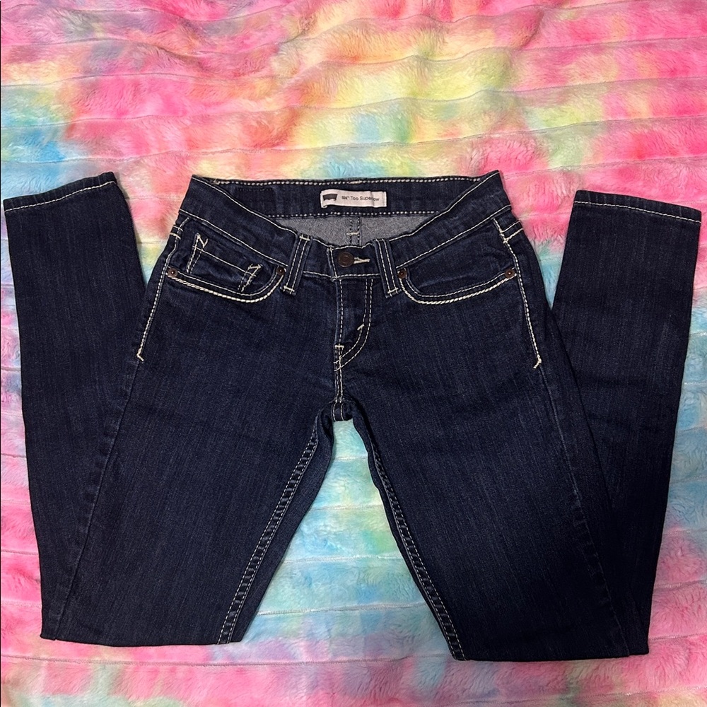 Levi’s 524 Too Superlow Low Rise Skinny Jeans